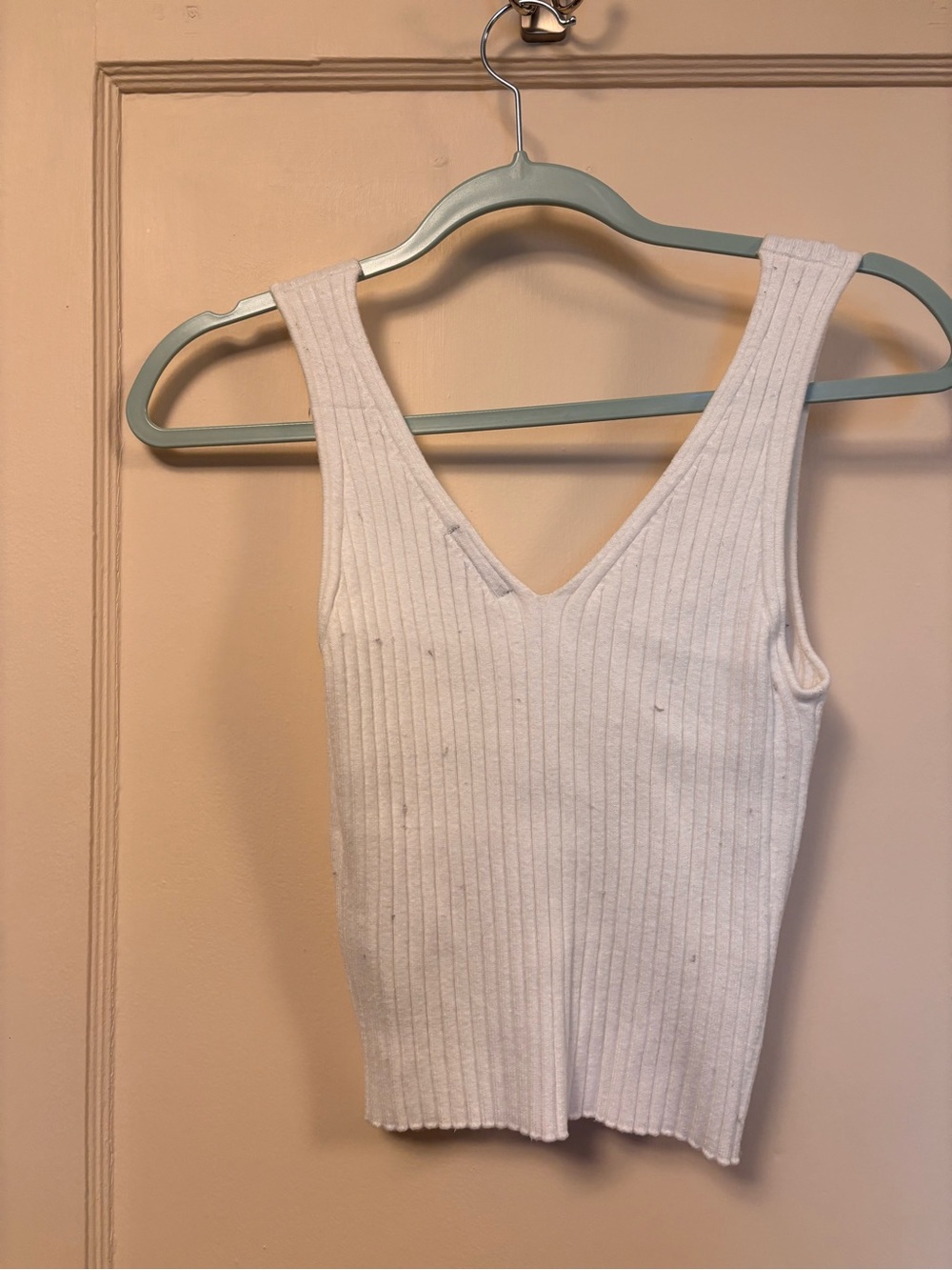 Women's Quince Ribbed V-Neck Tank Top